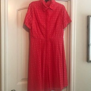 NWT Coral Eyelet Dress Preston & York - Dillards